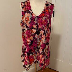 Adele & May Sleeveless Floral blouse